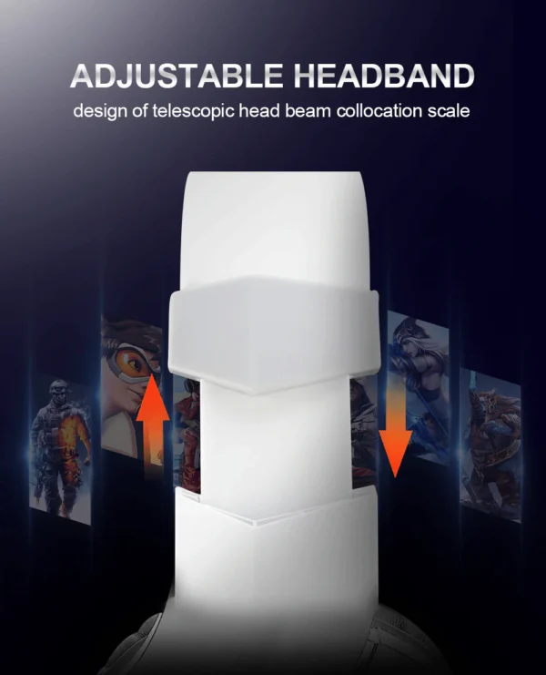 Redragon Hylas White RGB Wired Gaming Headset 50mm Drivers Multi-Platform - Redragon HYLAS RD H260W