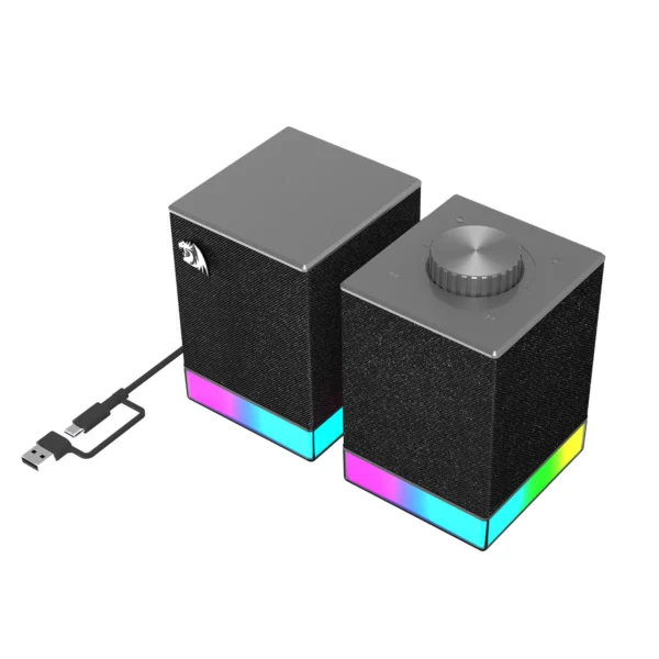 HLGS517-63905_1600x Redragon Glyph 2.0 Stereo Speaker RGB Bluetooth/Wired 10W - Redragon GLYPH RD GS517