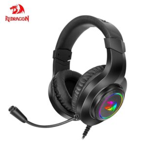 Redragon Hylas Black RGB Wired Gaming Headset 50mm Drivers Noise Reduction Mic - Redragon HYLAS RD H260RGB