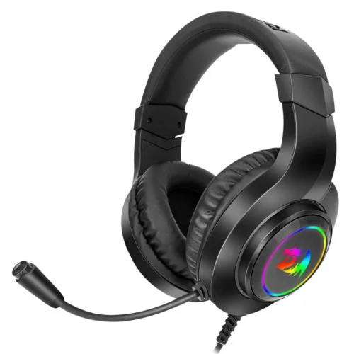 Redragon Hylas Black RGB Wired Gaming Headset 50mm Drivers Noise Reduction Mic - Redragon HYLAS RD H260RGB