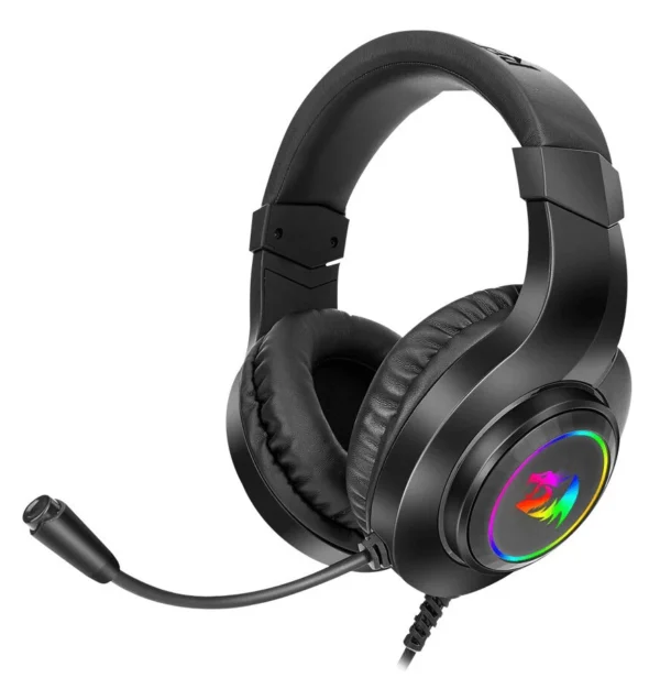 Redragon Hylas Black RGB Wired Gaming Headset 50mm Drivers Noise Reduction Mic - Redragon HYLAS RD H260RGB