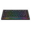 Redragon Crescent White-Green Wired Gaming Keyboard 75% Compact Quiet Switch RGB - Redragon CRESCENT RD K524-RGB