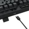Redragon Crescent White-Green Wired Gaming Keyboard 75% Compact Quiet Switch RGB - Redragon CRESCENT RD K524-RGB