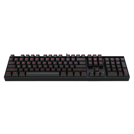 Redragon Mitra 104 Key Mechanical Gaming Keyboard Blue Switch RED LED Backlit - Redragon MITRA SINGLE LED RD K551-1 1 Redragon Mitra 104 Key Mechanical Gaming Keyboard Blue Switch RED LED Backlit - Redragon MITRA SINGLE LED RD K551-1