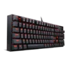Redragon Mitra 104 Key Mechanical Gaming Keyboard Blue Switch RED LED Backlit - Redragon MITRA SINGLE LED RD K551-1