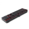 Redragon Mitra 104 Key Mechanical Gaming Keyboard Blue Switch RED LED Backlit - Redragon MITRA SINGLE LED RD K551-1