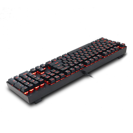 Redragon Mitra 104 Key Mechanical Gaming Keyboard Blue Switch RED LED Backlit - Redragon MITRA SINGLE LED RD K551-1 3 Redragon Mitra 104 Key Mechanical Gaming Keyboard Blue Switch RED LED Backlit - Redragon MITRA SINGLE LED RD K551-1 - Image 3