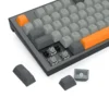 Redragon Bes TKL Mechanical Gaming Keyboard Silver Switch Grey/Orange White LED RGB Edge - Redragon BES RD K611-GGO