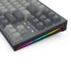 Redragon Bes TKL Mechanical Gaming Keyboard Silver Switch Grey/Orange White LED RGB Edge - Redragon BES RD K611-GGO