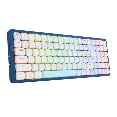 Redragon RGB Eva Pro 96% Aluminum Low Profile Tri-Mode Wireless Mechanical Keyboard - Redragon RGB EVA PRO RD K684WB-RGB-PRO