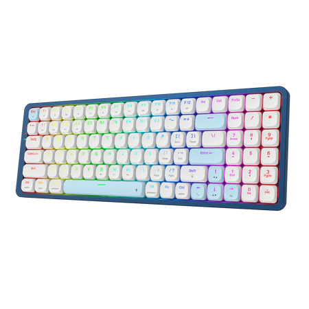 Redragon RGB Eva Pro 96% Aluminum Low Profile Tri-Mode Wireless Mechanical Keyboard - Redragon RGB EVA PRO RD K684WB-RGB-PRO
