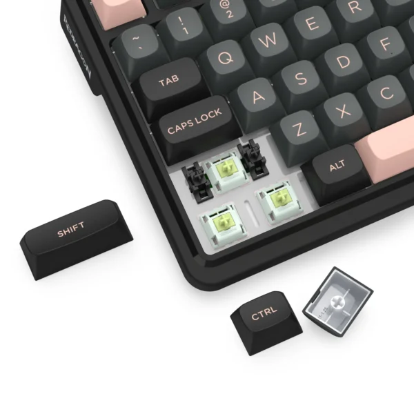 Redragon Galatin Pro 96% Gasket Mounted Tri-Mode Wireless Mechanical Keyboard LCD Screen RGB - Redragon GALATIN PRO RD K719GBP-RGB-PRO