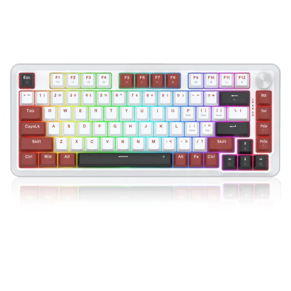 Redragon Stormhunter 75% Wired Mechanical Gaming Keyboard Magnetic Switch Rapid Trigger 8000Hz RGB - Redragon STORMHUNTER RD K721WRB-RGB-M