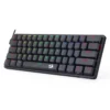 Redragon Elise Pro 60% Low Profile Tri-Mode Wireless Mechanical Keyboard Blue Switch RGB - Redragon ELISE PRO RD K615P-KBS