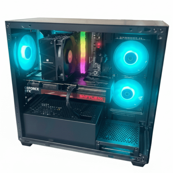 Meadow | High-End AMD Ryzen 7 7700 RTX 5070 Gaming PC - 32GB DDR5 6400MHz 1TB NVMe SSD for 4K Gaming and Video Editing
