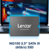 NS100_SSD_Photo6 Lexar NQ100 480GB 2.5 SATA III SSD 6Gb/s Up to 550MB/s Read - LNQ100X480G-RNNNG