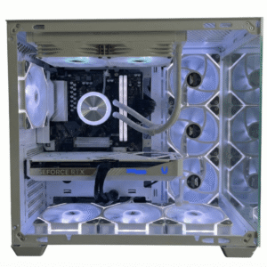 Nimbuson | AMD Ryzen 7 7700X & ZOTAC RTX 5070 White Gaming PC - 32GB DDR5 6800MHz, 2TB NVMe SSD, 240mm AIO Liquid Cooling
