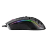 Redragon Storm White Lightweight Gaming Mouse Honeycomb Shell 12400 DPI RGB - Redragon STORM RD M808W-RGB