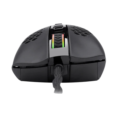Redragon Storm White Lightweight Gaming Mouse Honeycomb Shell 12400 DPI RGB - Redragon STORM RD M808W-RGB