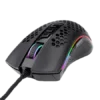 Redragon Storm White Lightweight Gaming Mouse Honeycomb Shell 12400 DPI RGB - Redragon STORM RD M808W-RGB