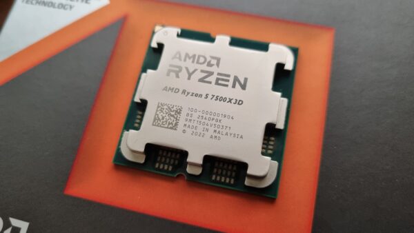 AMD Ryzen 5 7500X3D Tray 6-Core 12-Thread AM5 Gaming Processor 96MB L3 Cache - 100-000001904