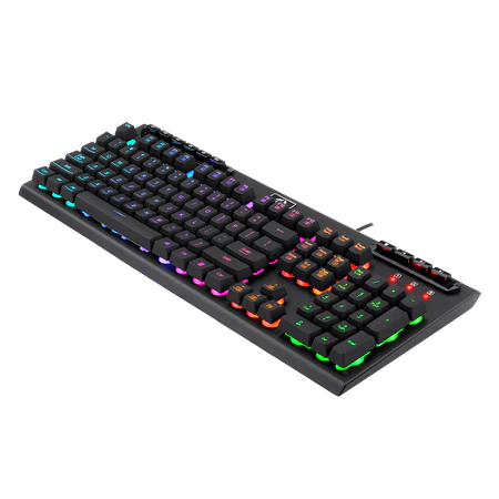 Redragon Aditya Wired Gaming Keyboard 104 Key RGB Metal Panel 5 Macro Keys - Redragon ADITYA RD K513 RGB