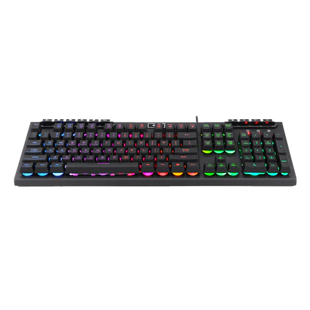 Redragon Aditya Wired Gaming Keyboard 104 Key RGB Metal Panel 5 Macro Keys - Redragon ADITYA RD K513 RGB