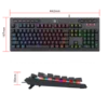 Redragon Aditya Wired Gaming Keyboard 104 Key RGB Metal Panel 5 Macro Keys - Redragon ADITYA RD K513 RGB