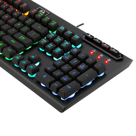 Redragon Aditya Wired Gaming Keyboard 104 Key RGB Metal Panel 5 Macro Keys - Redragon ADITYA RD K513 RGB