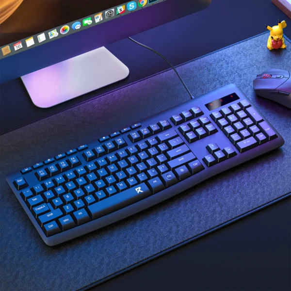 Redragon BK7366 Silent Wired Membrane Keyboard Multimedia Spill Resistant - Redragon RD BK-7366