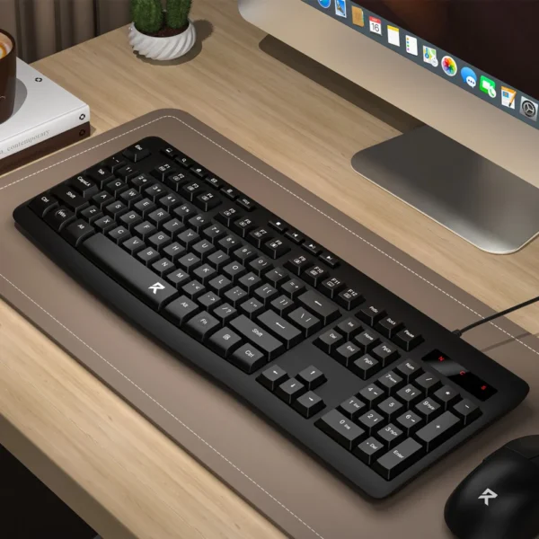 Redragon BK7366 Silent Wired Membrane Keyboard Multimedia Spill Resistant - Redragon RD BK-7366