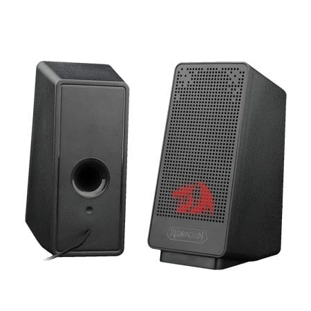Redragon Ranch 2.0 Channel Stereo Desktop Speakers Red LED 3W x 2 - Redragon RANCH RD GS513