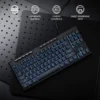 Redragon Shiva TKL Gaming Keyboard 87 Key Tri-Mode Wireless RGB Macro Keys - Redragon SHIVA RD K516-RGB