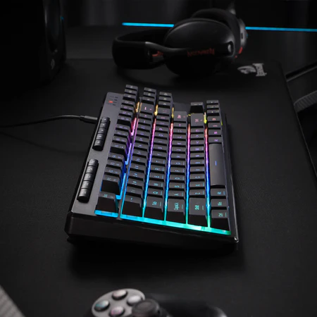 Redragon Shiva TKL Gaming Keyboard 87 Key Tri-Mode Wireless RGB Macro Keys - Redragon SHIVA RD K516-RGB
