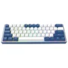 Redragon Alcor White Blue 60% Tri-Mode Mechanical Keyboard QMK/VIA Gasket Mount - Redragon ALCOR RD K717 WHITE BLUE