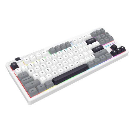 Redragon Otiim Pro TKL Side Print Tri-Mode Wireless Mechanical Keyboard Silent Peach Gasket RGB - Redragon OTIIM PRO RD K729SP-RGB-PRO
