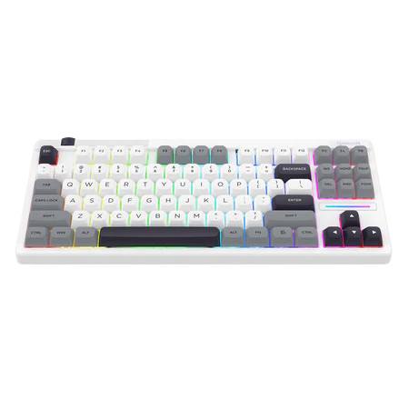 Redragon Otiim Pro TKL Side Print Tri-Mode Wireless Mechanical Keyboard Silent Peach Gasket RGB - Redragon OTIIM PRO RD K729SP-RGB-PRO