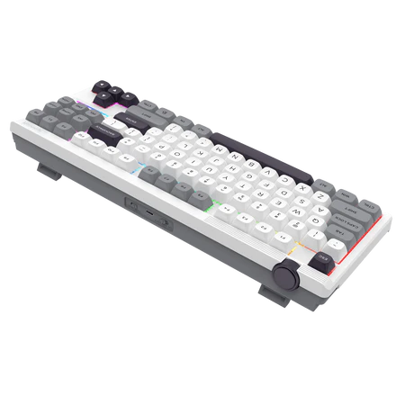 Redragon Otiim Pro TKL Side Print Tri-Mode Wireless Mechanical Keyboard Silent Peach Gasket RGB - Redragon OTIIM PRO RD K729SP-RGB-PRO