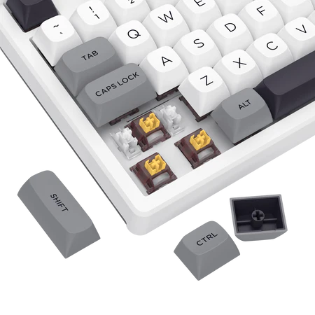 Redragon Otiim Pro TKL Side Print Tri-Mode Wireless Mechanical Keyboard Silent Peach Gasket RGB - Redragon OTIIM PRO RD K729SP-RGB-PRO