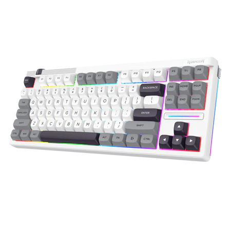 Redragon Otiim Pro TKL Side Print Tri-Mode Wireless Mechanical Keyboard Silent Peach Gasket RGB - Redragon OTIIM PRO RD K729SP-RGB-PRO
