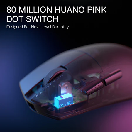 Redragon King 4K Pro E-Sport Gaming Mouse 4000Hz 26000 DPI Tri-Mode - Redragon KING 4K PRO RD M916-PRO-4K