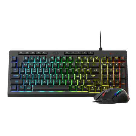 Redragon Rylo 2-in-1 Gaming Combo 10000 DPI RGB Membrane Keyboard and Mouse - Redragon RYLO 2IN1 COMBO RD S141