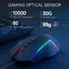 Redragon Rylo 2-in-1 Gaming Combo 10000 DPI RGB Membrane Keyboard and Mouse - Redragon RYLO 2IN1 COMBO RD S141