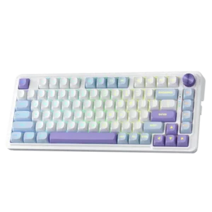 Redragon Ucal Max Black 75% Gasket Mounted Tri-Mode Wireless Mechanical Keyboard Mint Switch RGB - Redragon UCAL MAX RD K673WB-RGB-MAX