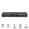 Redragon Catnonn RGB Dual Mode Gaming Soundbar Bluetooth Wired Volume Knob - Redragon CATNONN RD GS516