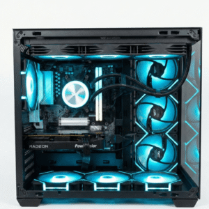 Slate | Mid-Range 1440p Gaming and Content Creation PC - AMD Ryzen 7 8700F | Radeon RX 9060 XT 16GB | 32GB DDR5 6800MT/s | 2TB Gen4 NVMe SSD