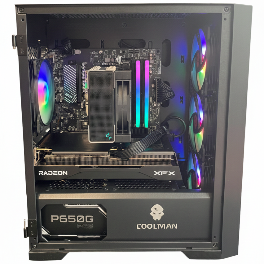 Tundra | High-End AMD Ryzen 7 7800X3D RX 9060 XT Gaming PC – 32GB DDR5 1TB NVMe SSD for 1440p ...