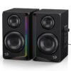 Redragon Andante 2.0 PC Gaming Speaker 10W RGB Wood Finish - Redragon ANDANTE 2.0 RD GS812
