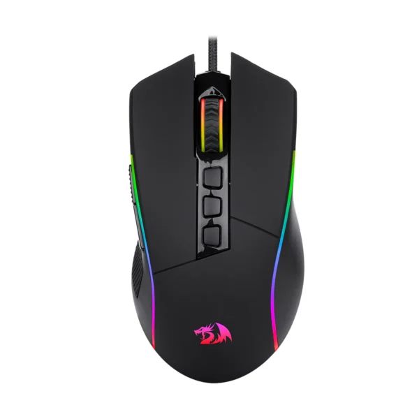 Redragon Plank Wired Gaming Mouse 16000 DPI RGB 9 Buttons - Redragon PLANK RD M812-RGB