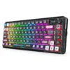 Redragon Fleckact Pro Special Keycaps Tri-Mode Wireless Mechanical Keyboard Gasket Mount LCD Screen - Redragon FLECKACT PRO RD K708MC-RGB-PRO